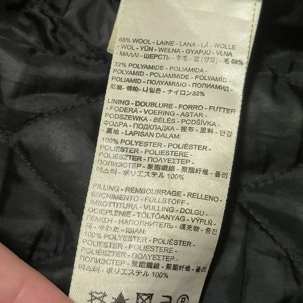 Levis Mens XL Wool Blend Buffalo Quilted Hooded Plaid Jacket Coat VERY RARE - Picture 15 of 16